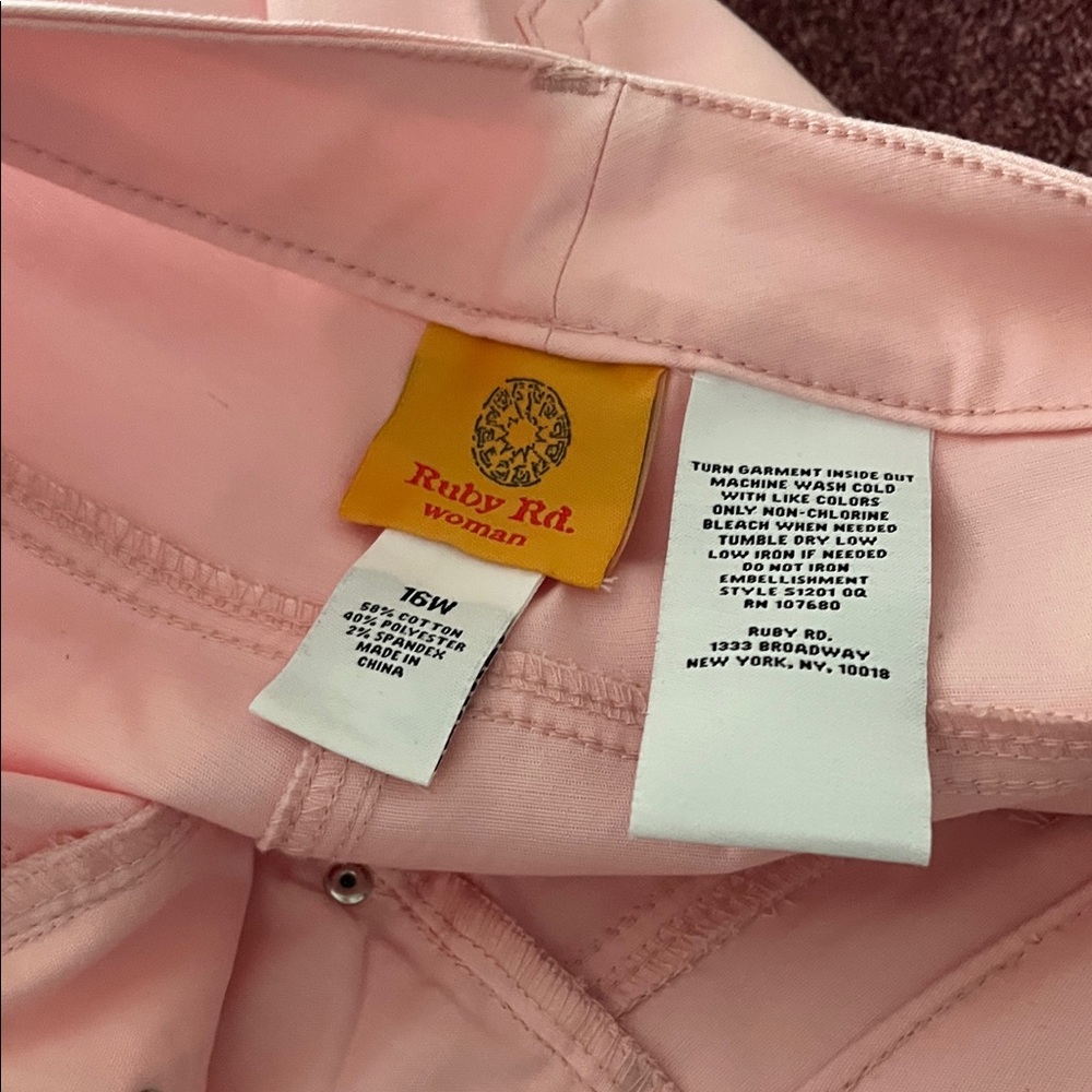 Ruby Rd. Pink Women's Shorts - Picture 6 of 6